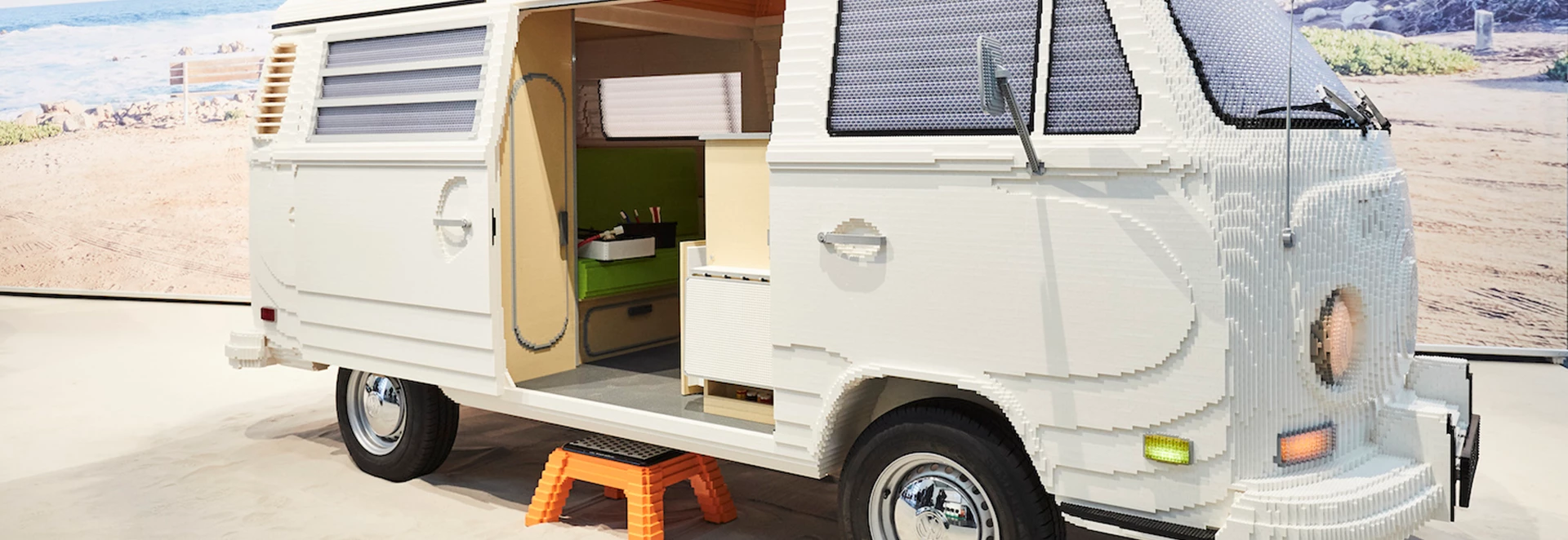 Volkswagen reveals full-size T2 camper made from LEGO